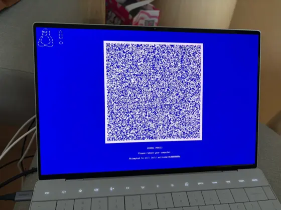 Экран Kernel Panic в Linux