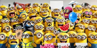 Брендинг протеста minions_with_white_posters