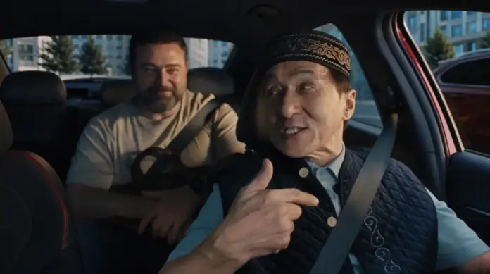 Джеки Чан и Kaspi.kz